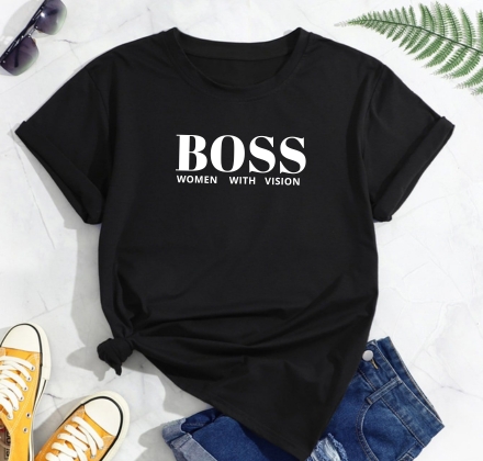 T-shirt BOSS - Preto
