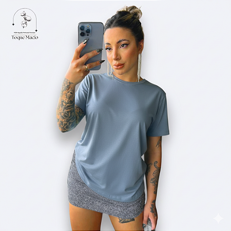 T-shirt AZUL CLARO BASICA
