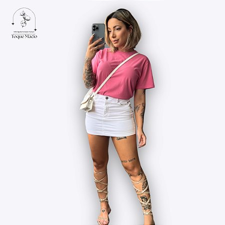 T-shirt BÁSICA ROSA IOGURTE