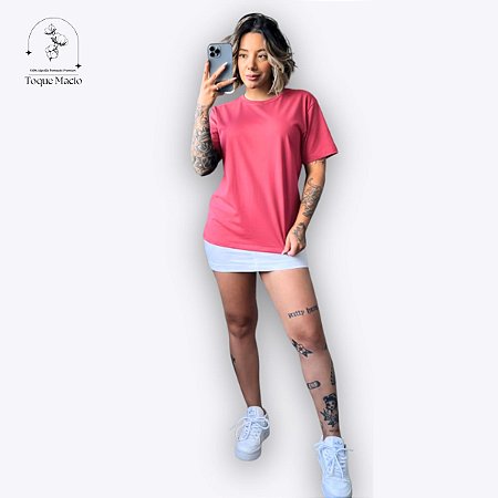 T-shirt BASICA ROSA HOT PINK