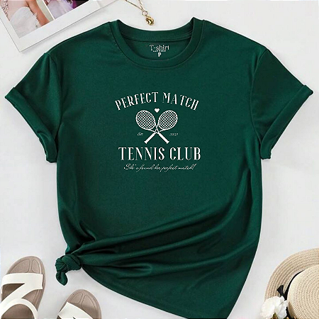 T-shirt TENNIS CLUB - VERDE