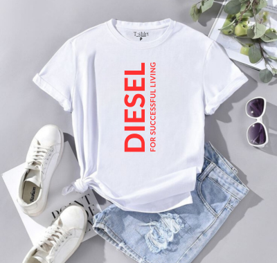 T-shirt DIESEL LIVING - BRANCO