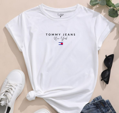 T-shirt TOMMY JEANS - BRANCO