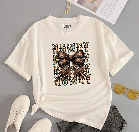 T-shirt HOWDY LAÇO - OFF