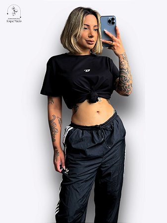 T-shirt DIESEL ALTO RELEVO - PRETO