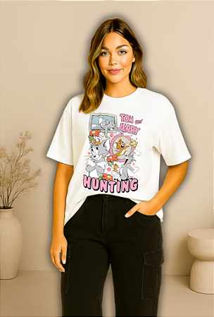 MAX TSHIRT HUNTING TeJ - BRANCO