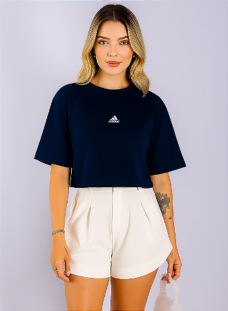 MAX CROPPED AD!DAS NEW MINI  - AZUL MARINHO