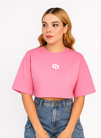 MAX CROPPED COLCCI SIMBOL MINI  - ROSA