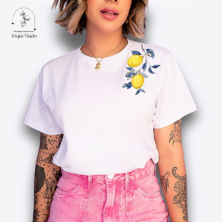 T-SHIRT SICILIANO - BRANCO