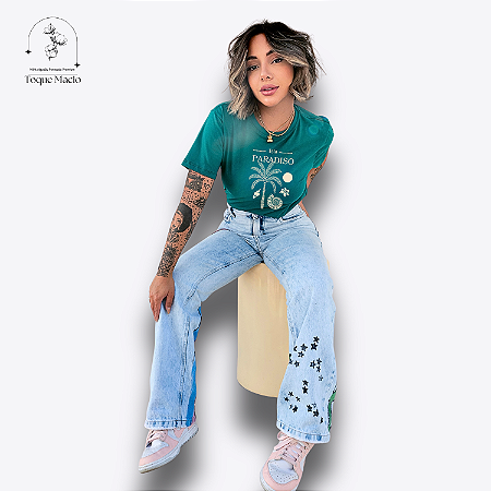 T-SHIRT ISLA PARADISO - VERDE