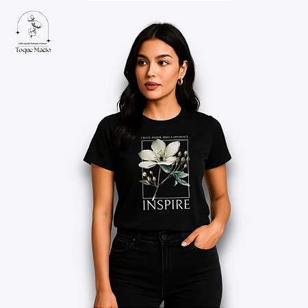 T-SHIRT INSPIRE - PRETO