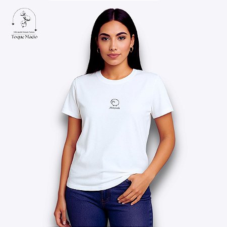 T-SHIRT ABENÇOADA - BRANCO
