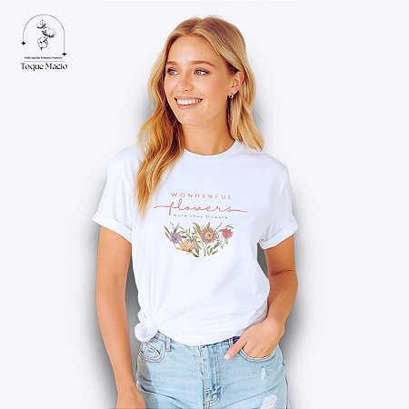 T-SHIRT WONDERFUL - BRANCO