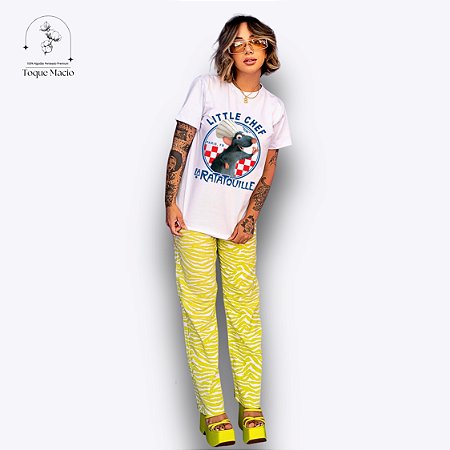 T-SHIRT RATATOUILLE - BRANCO