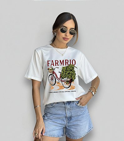 T-SHIRT COPACABANA RJ BRASIL - BRANCO