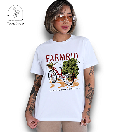 T-SHIRT COPACABANA RJ BRASIL - BRANCO