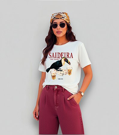 T-SHIRT SAIDERA - BRANCO