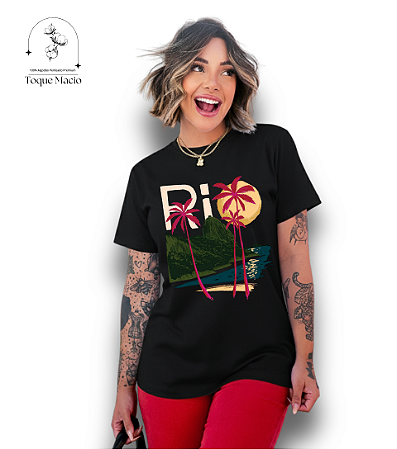 T-SHIRT RIO - PRETO