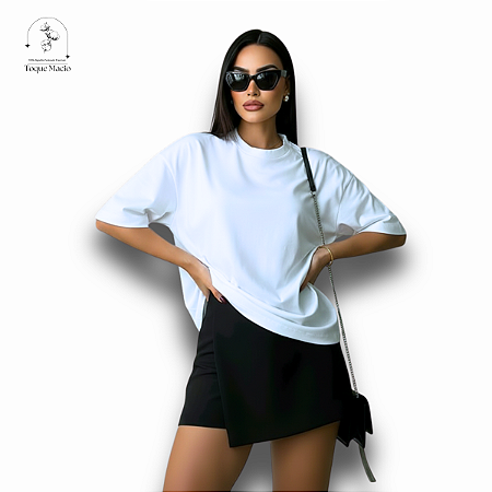 OVERSIZED UNISSEX BRANCA BASICA