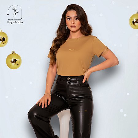 T-SHIRT BLESSED - CAPUCCINO