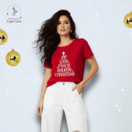 T-SHIRT CHRISTMAS - VERMELHO