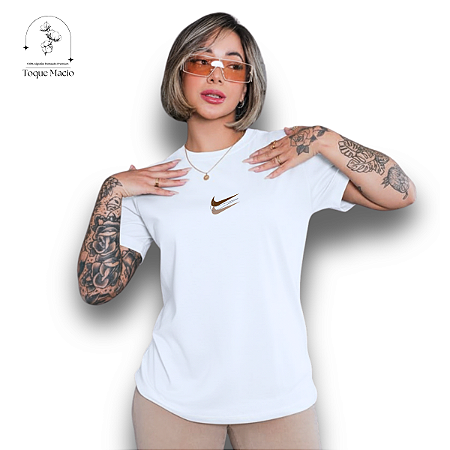 T-SHIRT NIKE TRIO BROW - BRANCO