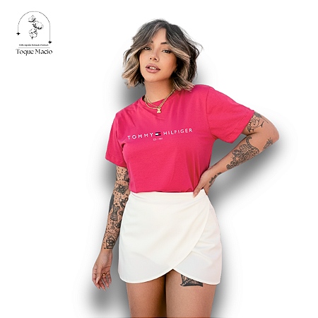 T-SHIRT TOMMY - ROSA HOT PINK