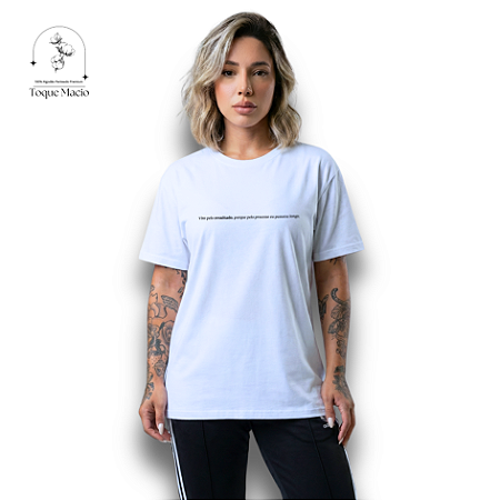 T-SHIRT VIM PELO RESULTADO - BRANCO