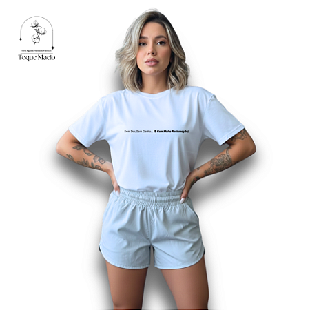 T-SHIRT SEM DOR SEM GANHO - BRANCO