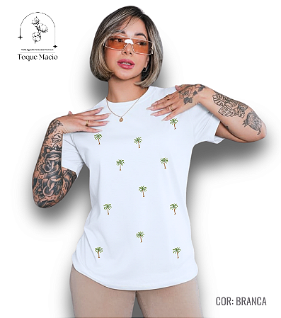 T-SHIRT COQUEIRINHOS - BRANCO