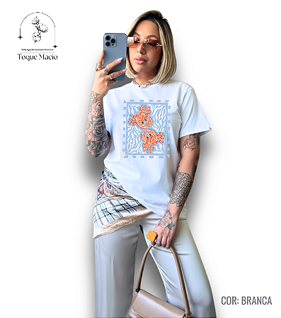 T-SHIRT CARANGUEIJOS - BRANCO