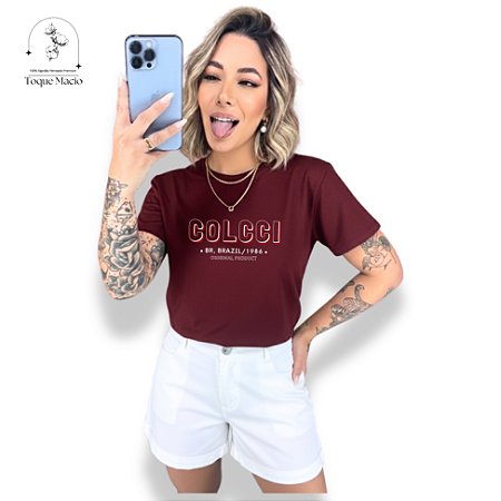 T-SHIRT COLCCI BRAZIL 1986 - CHERRY