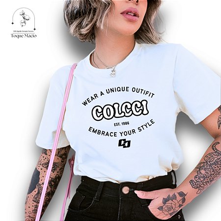 T-SHIRT COLCCI OUTIFIT - BRANCO