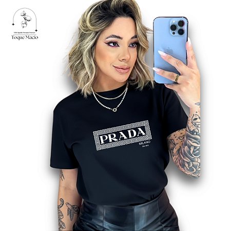 T-SHIRT PRADA 2026 - PRETO