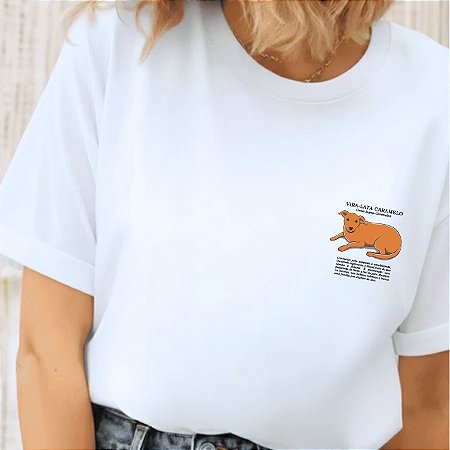 T-SHIRT VIRA LATA - BRANCO