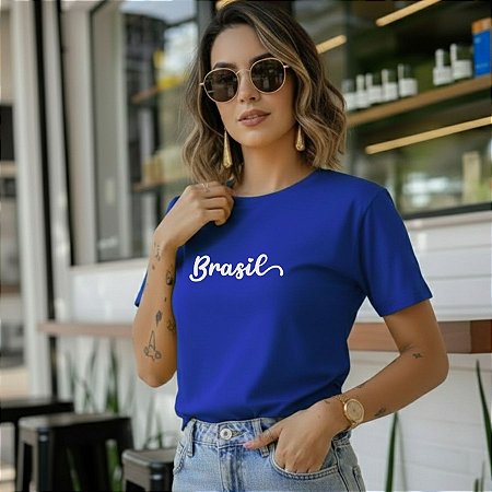 T-SHIRT BRASIL 2026 - AZUL