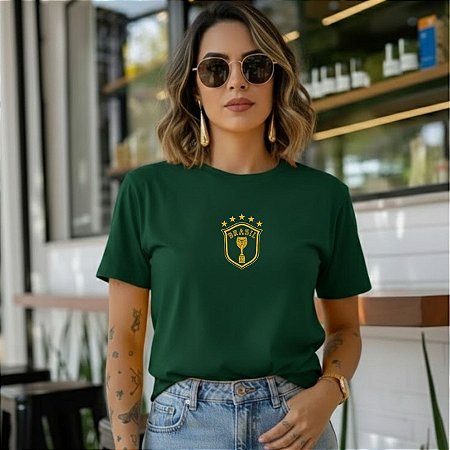 T-SHIRT TAÇA BRASIL - VERDE