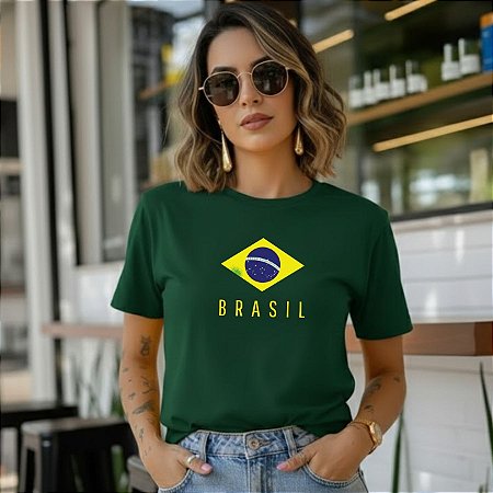 T-SHIRT BRASIL SIL - VERDE