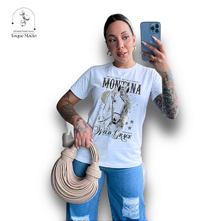 T-SHIRT MONTANA - BRANCO