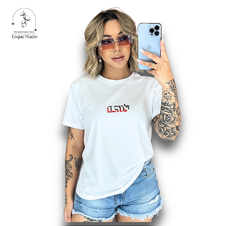 T-SHIRT LEVIS SOMBRA - BRANCO