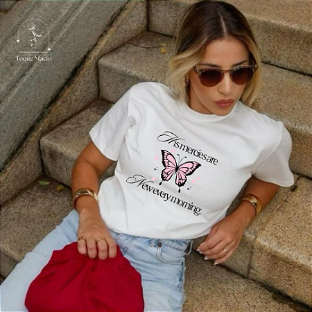 T-SHIRT NEW EVERY - BRANCO