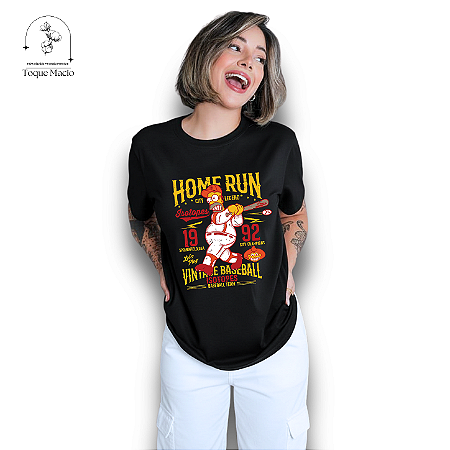 T-SHIRT HOME RUN - PRETO