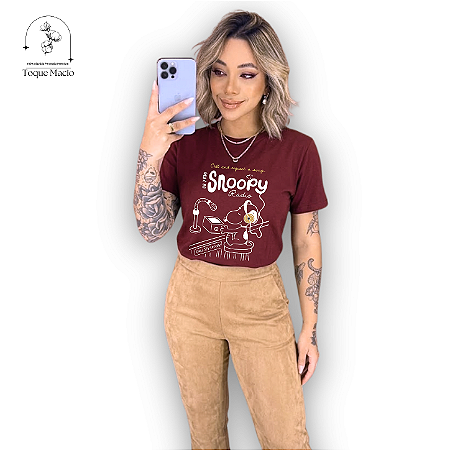 T-SHIRT SNOOPY RADIO 2026 - VINHO