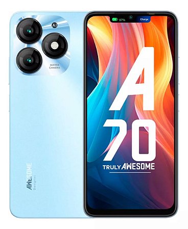 Smartphone Itel A70 A665L 256GB 4GB RAM Dual SIM Tela 6.6"