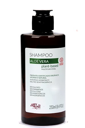 Shampoo Aloe Vera Orgânico Neutro 250ml