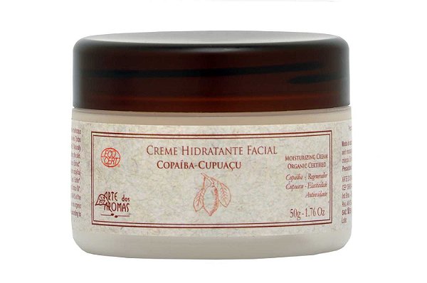 Creme Hidratante Facial Certificado ECOCERT 50g