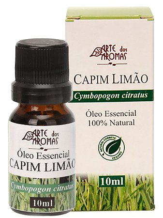 Capim Limão / Lemongrass Óleo Essencial 10ml