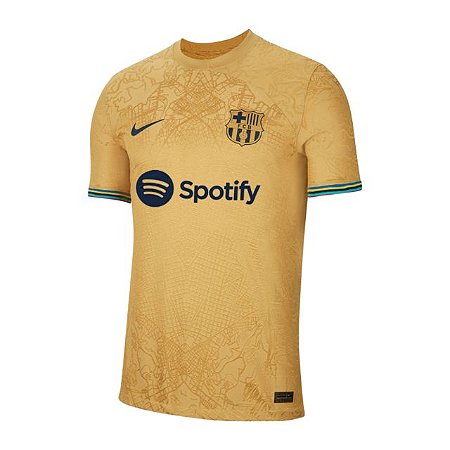Camisa Barcelona II 2022/23 Dourada- Nike - Masculino