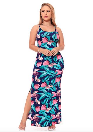 VESTIDO ALCINHA FLORAL