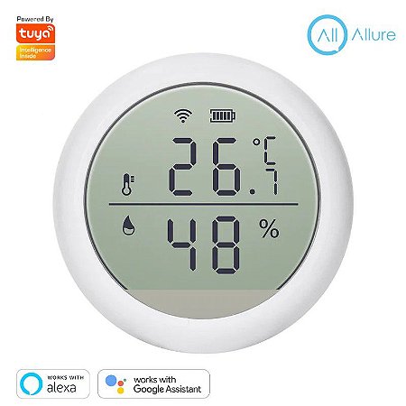 Smart Sensor de Temperatura Wifi Display Segmento
